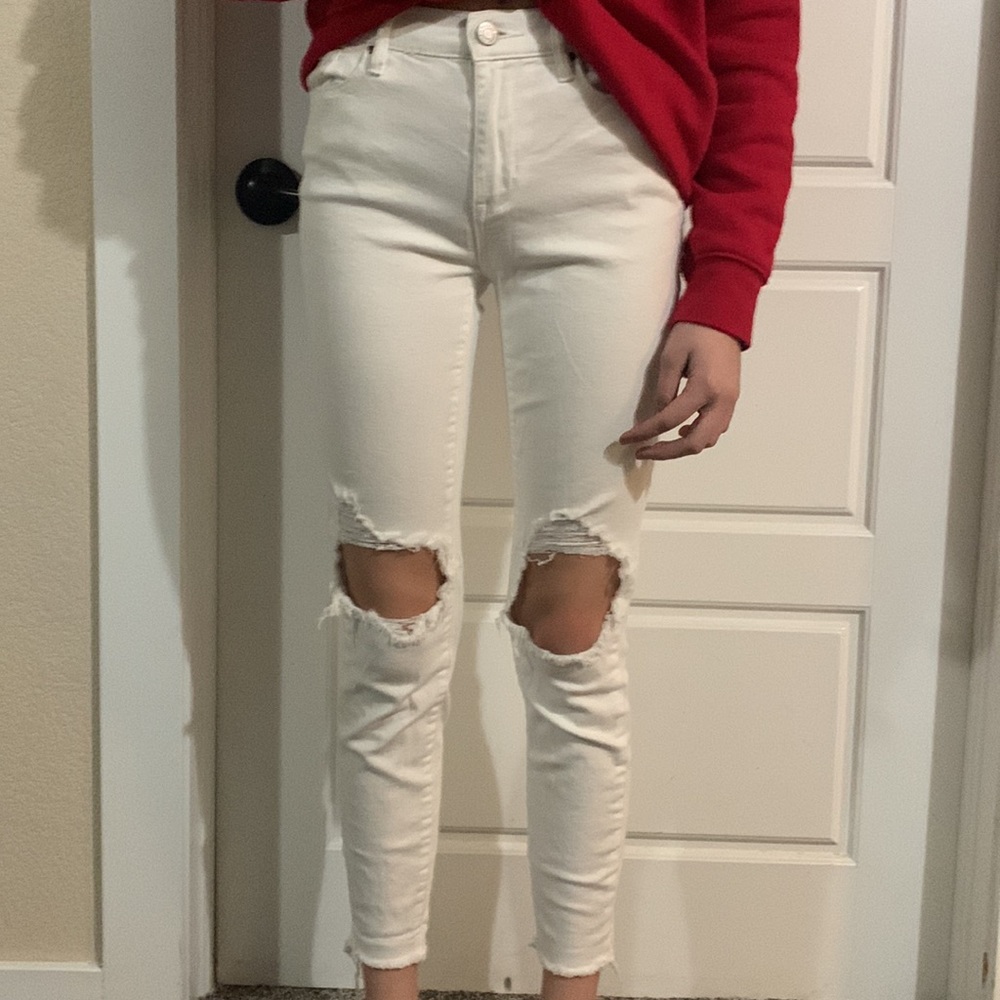 PacSun white skinny jeggings